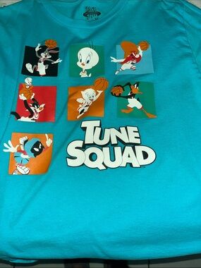 Space Jam Tune Squad Kids' Teal Graphic T-Shirt